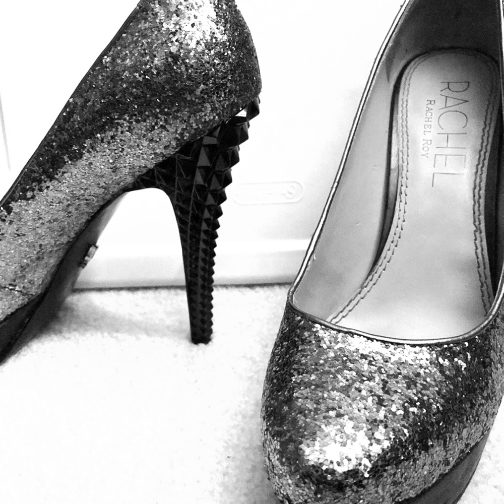 Rachel by Rachel Roy Sequin Platform Heel